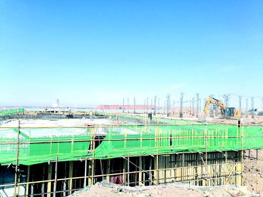 白銀市銀東工業園污水處理廠一期工程加緊建設，助力生態環保提升